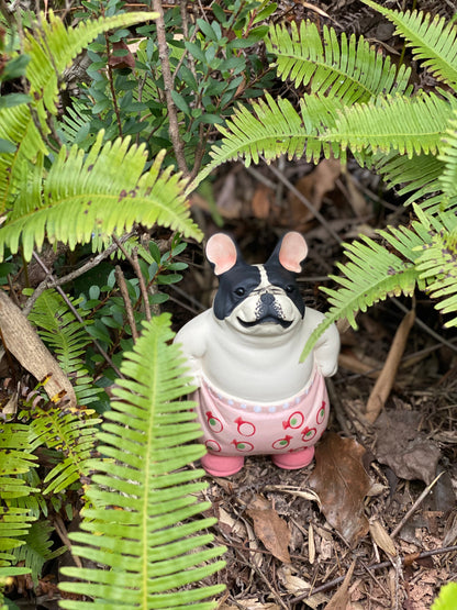 Black and White Pants-Up Pooch